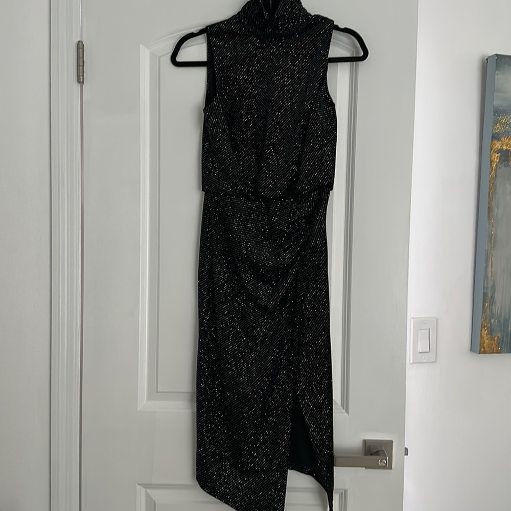 Karl Lagerfeld black sparkly dress